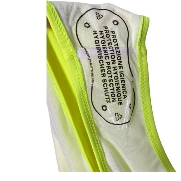 Neon Plunge One Piece Open Back Swimsuit‎ - Picture 11 of 13